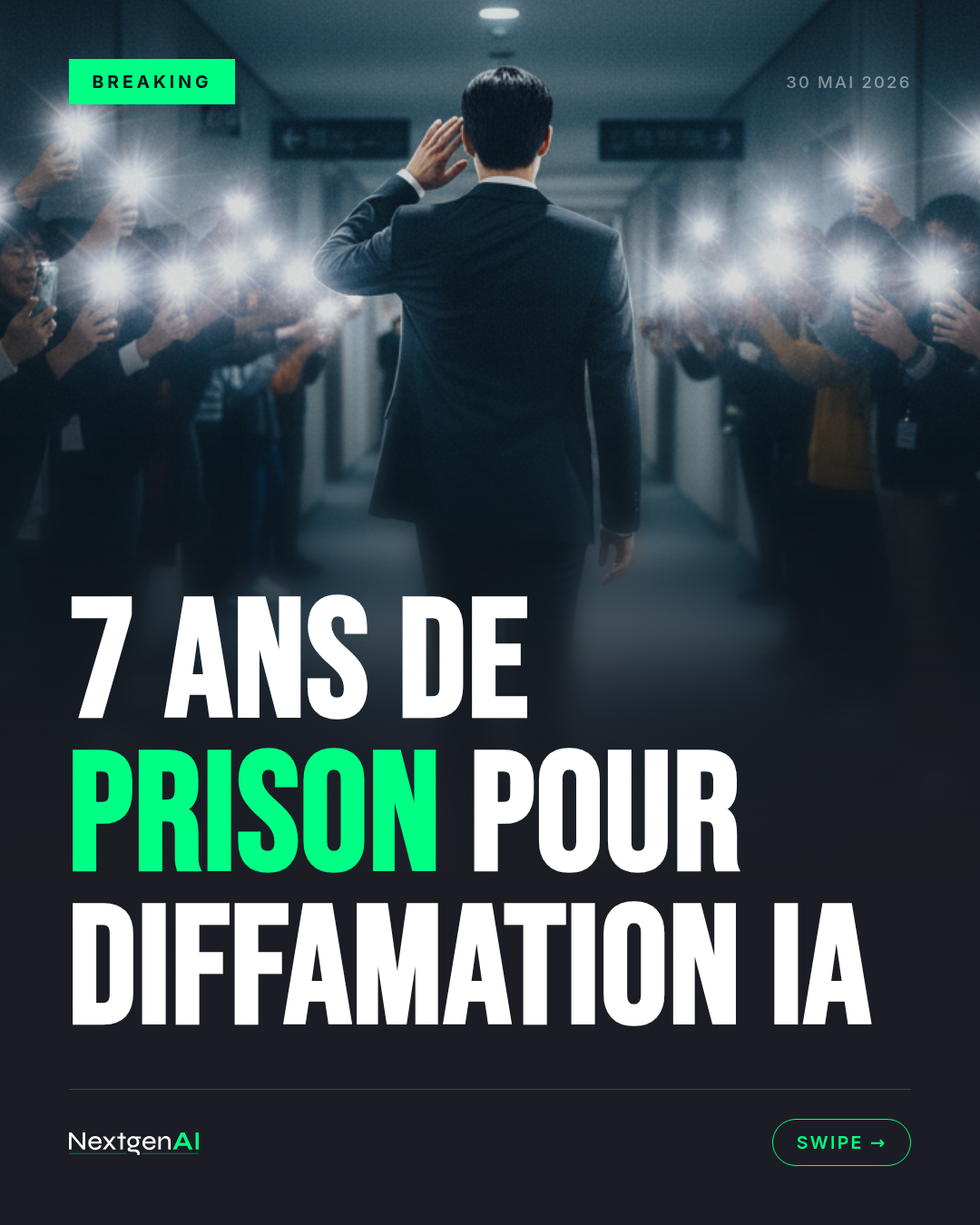 7 ans de prison pour diffamation IA
