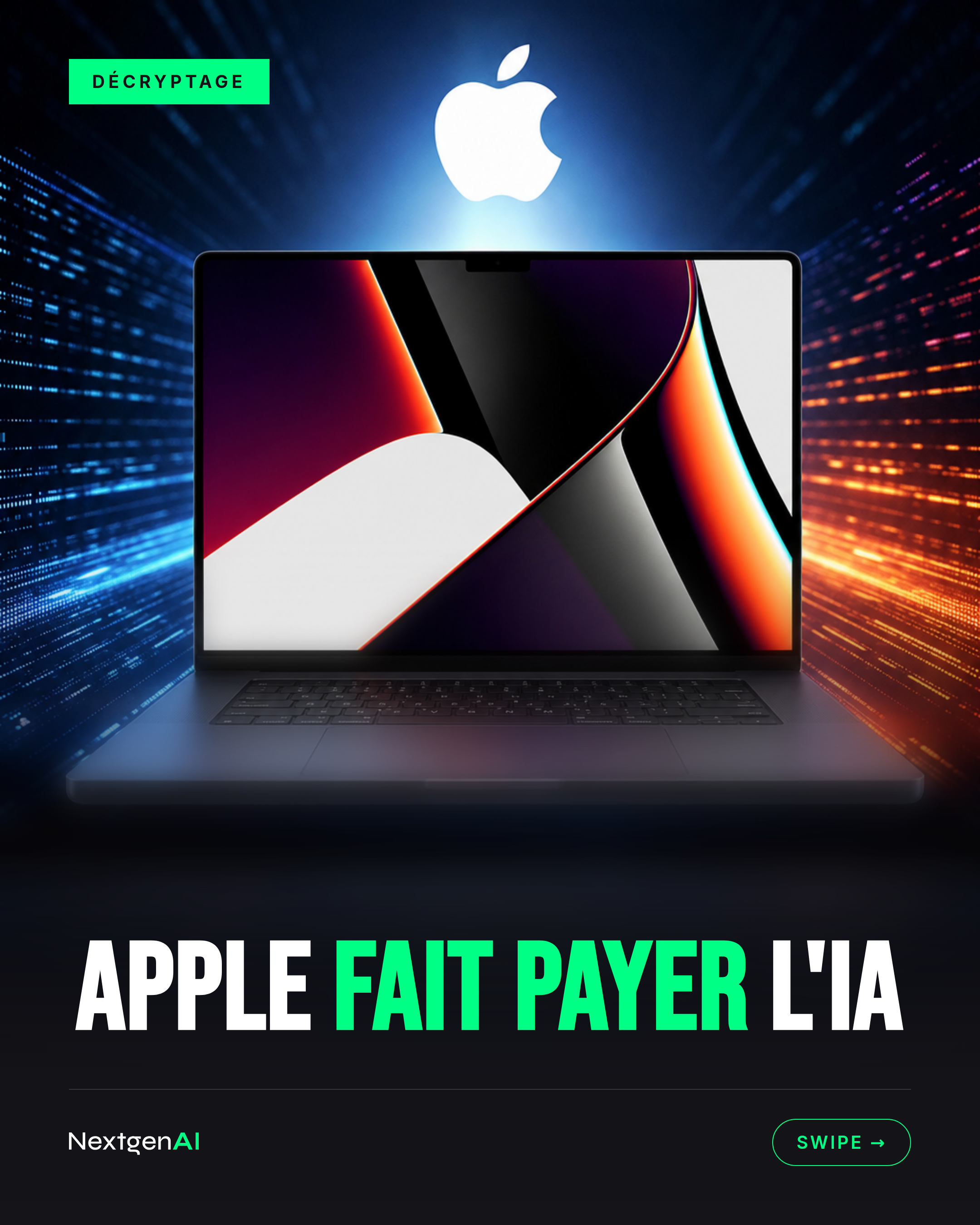 Apple fait payer l'IA