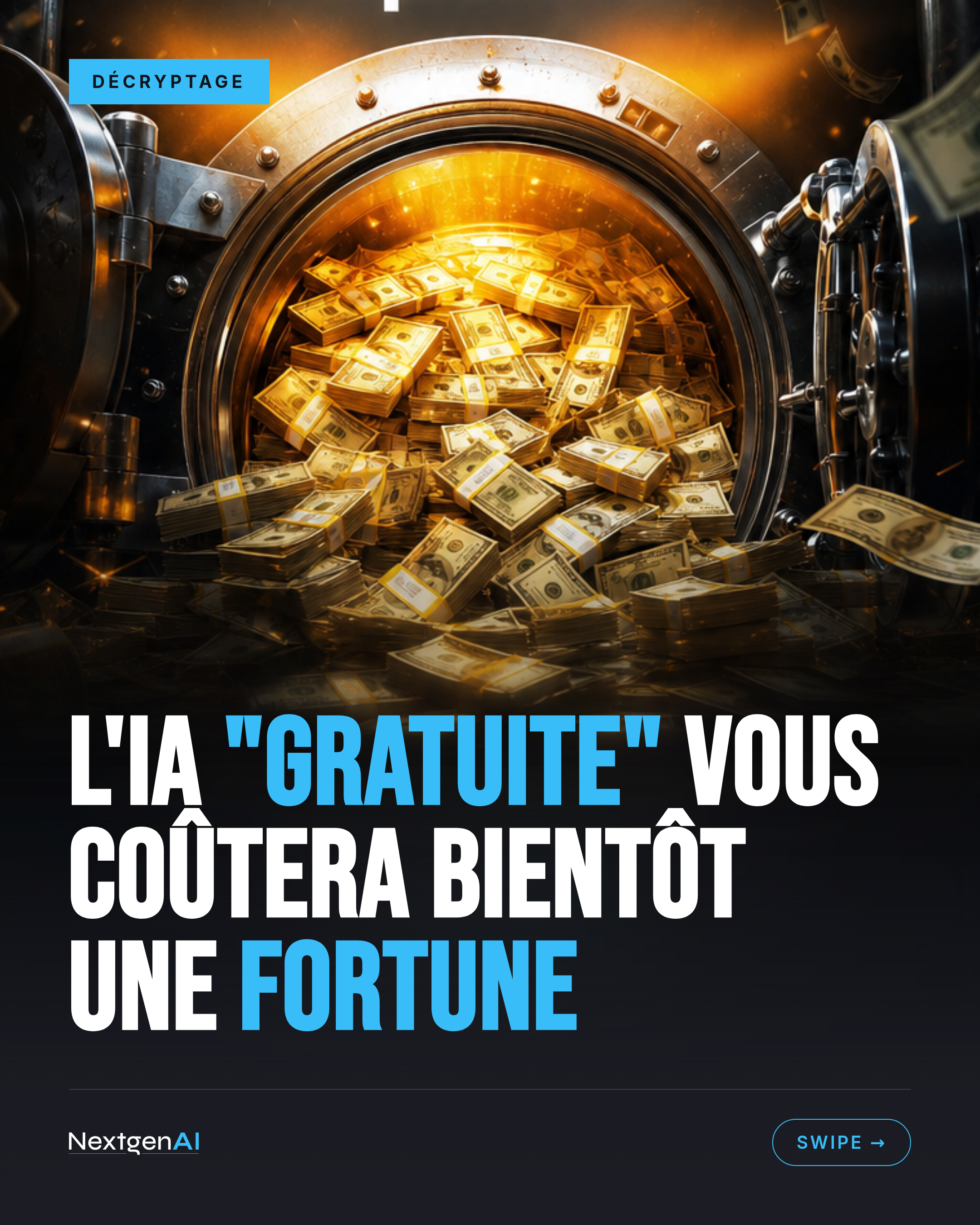 L'IA "gratuite" vous coûtera bientôt une fortune