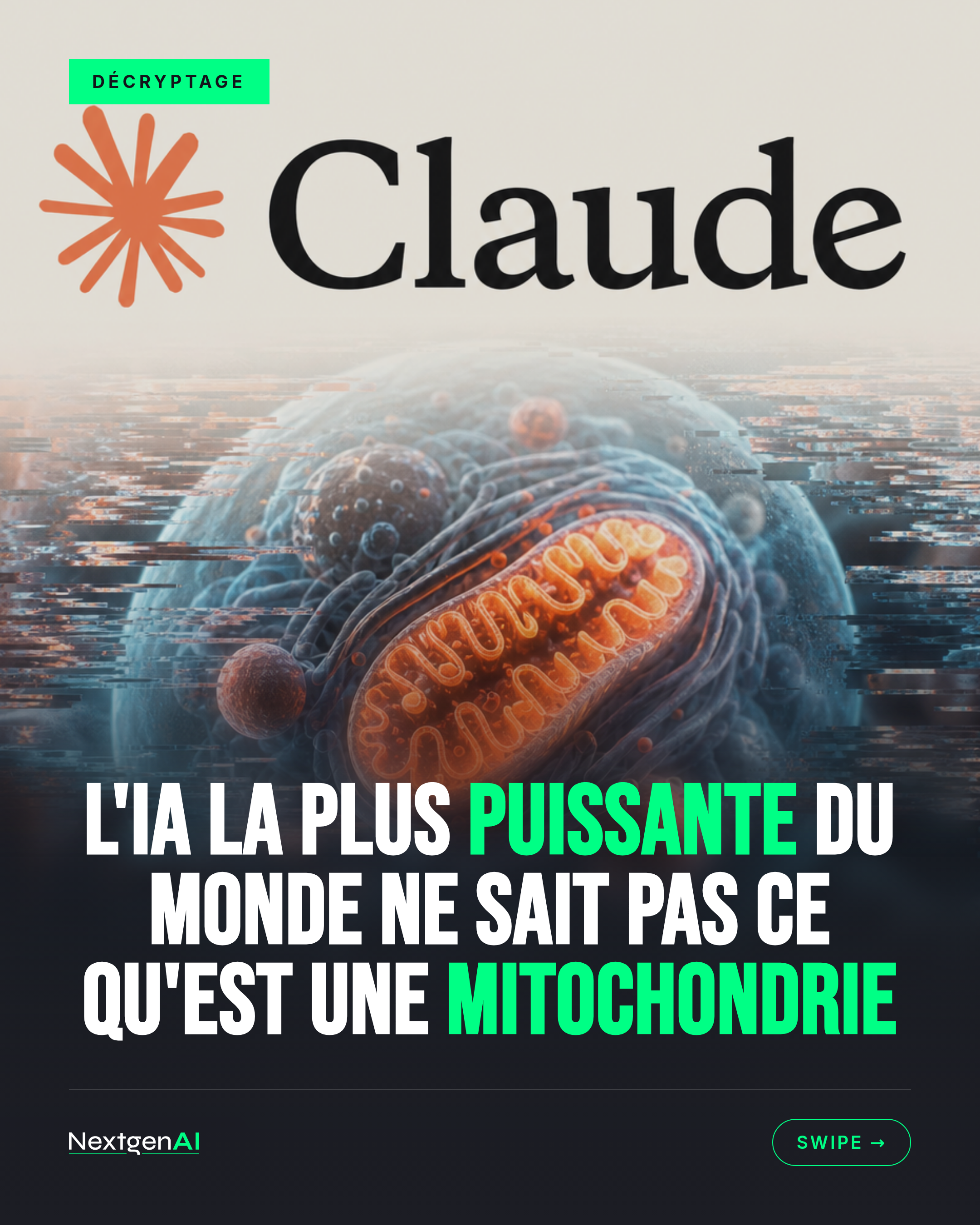 L'IA la plus puissante du monde ne sait pas ce qu'est une mitochondrie