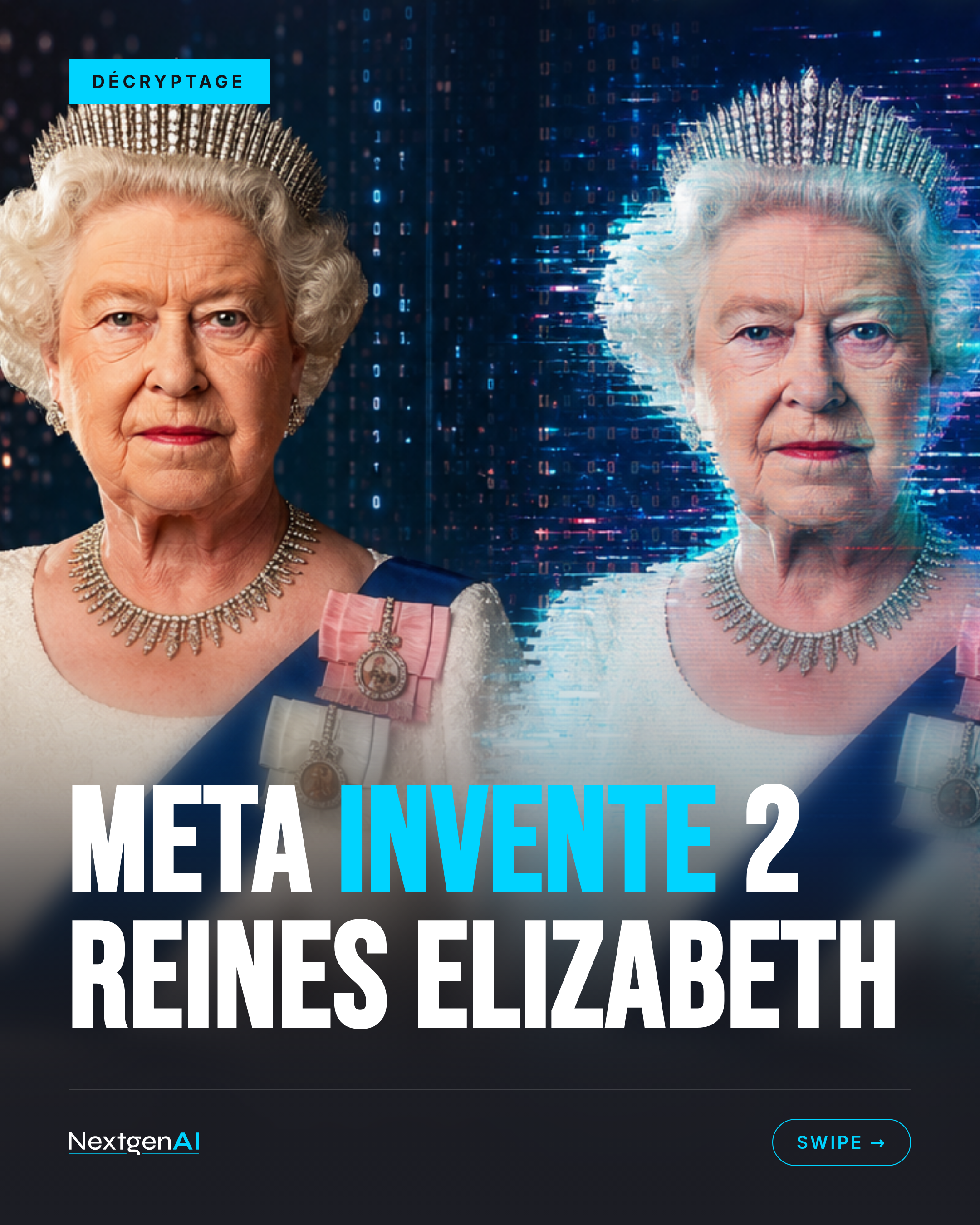 Meta invente 2 Reines Elizabeth