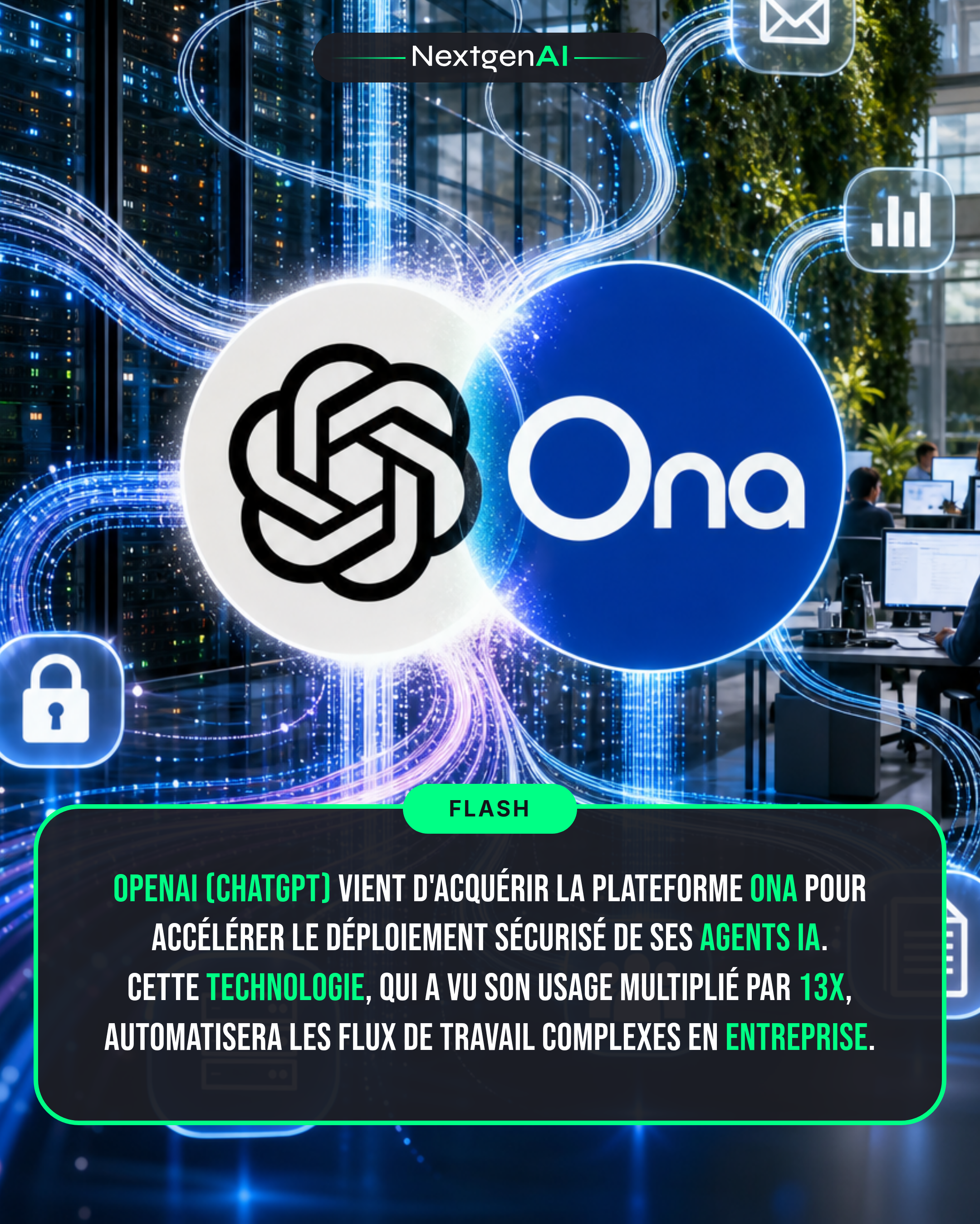 OpenAI acquiert Ona : un pas de géant pour l'IA d'entreprise sécurisée